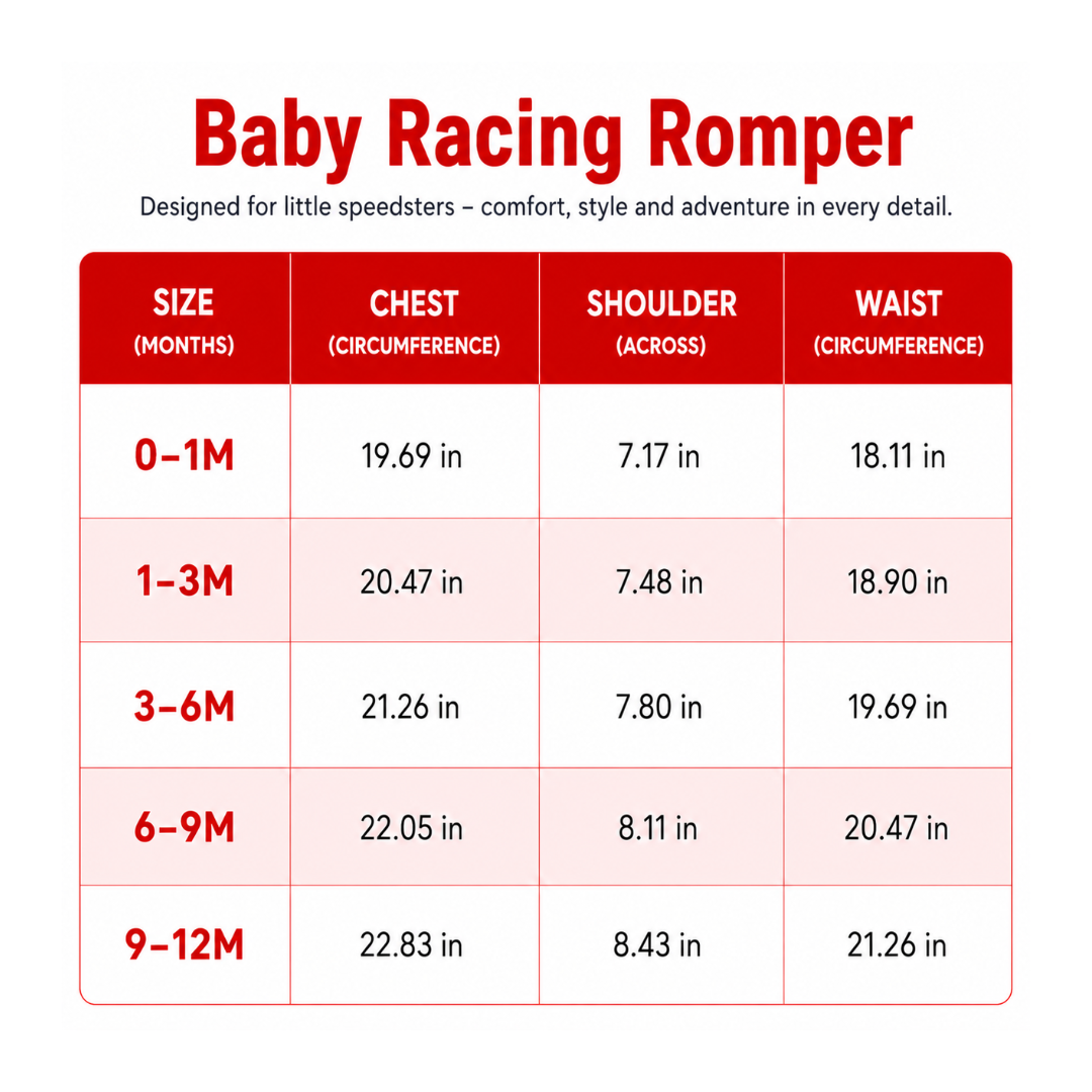 Baby Racing Romper