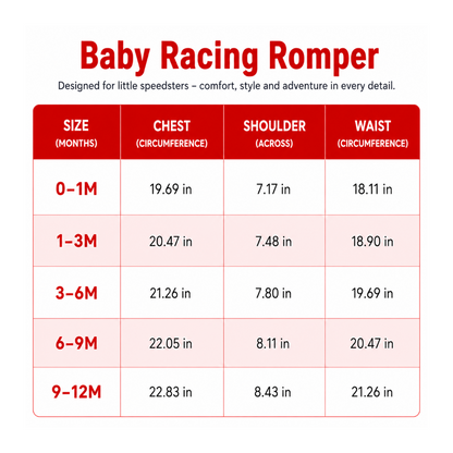 Baby Racing Romper